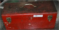Metal Tool Box With Contents of Tools