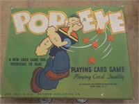 Popeye Card game not sure if complete