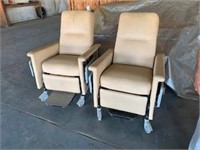 (2) medical recliner chairs