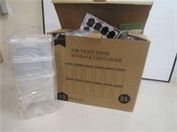 New Airtight Food Containers 12 pcs, set