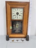 Seth Thomas Clock for Parts, Clock Parts, & Keys