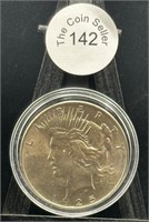 1925 Peace Dollar No Mint Mark UNC