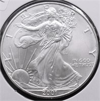 2001 SILVER EAGLE GEM