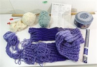 Knitting Project with Needles