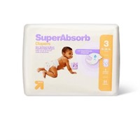 Disposable Diapers - Size 3 - 31ct - up & up