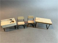 Kage Kitchen Table & 2 Chairs, 1 Sink