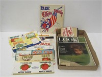 Tray Lot Paper Labels and Misc Items