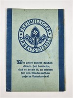 1932-1935 RAD VOLUNTEER SERVICE ID TRI-FOLD WITH P