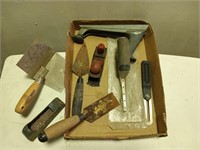 Hand plane, rasp, mud and cement tools