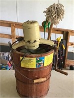 WHITE MT WOOD ICE CREAM BUCKET