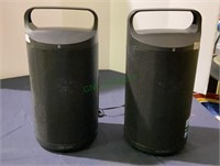 Wireless speakers - black web wireless speakers.