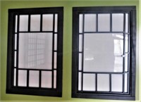 Decorative faux window, 37.5x56