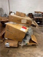 pallet of miscellaneous items