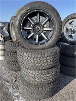 (4) Toyo A/T LT285/55R20 Tires & Rims