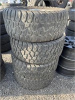 (4) AMP ATA LT305/55R20 Tires & Rims