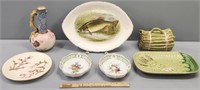 Fine Continental & English Pottery incl Burslem