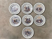 7 Limoges Collector Plates