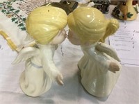 Set of Two Kissing Angels