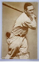 LARGE VINTAGE RODGERS HORNSBY BASEBALL CARD