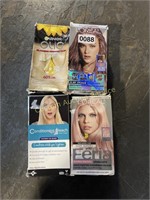 4 BOXES OF WOMANS HAIR PRODUCT /  DYE