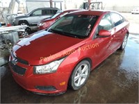 2014 Chevrolet Cruze 1G1PE5SB0E7135773 Red