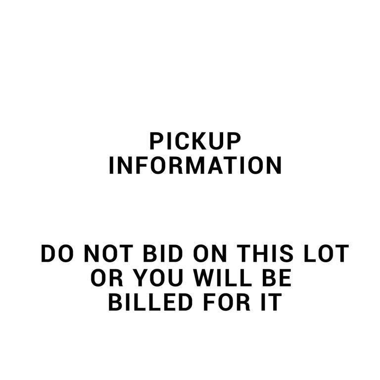 PICKUP INFORMATION