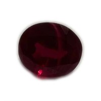 Genuine 9.07 ct Oval Cut Ruby Certified Gemstone