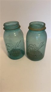 Lot of 2 Ball Canning Jars No Lid