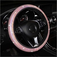 Bling Sparkling Car Steering Wheel Cover for Women
