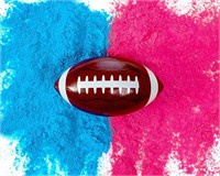 3 Gender Reveal Party Football Kits Gift Boxes