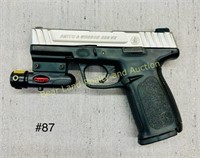 SMITH & WESSON SD9VE, 9M PISTOL (CLIP & LASER)