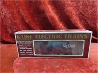 New K-Line O/O27 train car. Santa Fe.