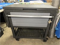 KETER ROLLING OUTDOOR PATIO COOLER ICE CHEST