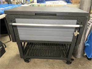 KETER ROLLING OUTDOOR PATIO COOLER ICE CHEST