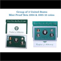 1994 & 1995 United States Mint Proof Set In Origin