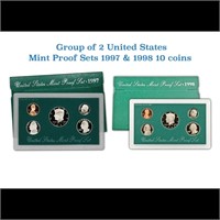 1996 & 1997 United States Mint Proof Set In Origin