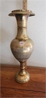 Brass vase 23" tall