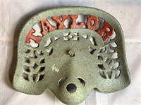 Cast Iron Taylor Implement Seat