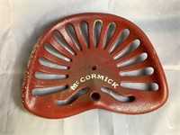 Cast Iron McCormick Implement Seat