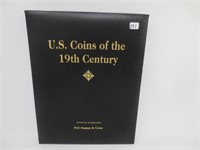 US Coins of the 19th century binder w/sleeves