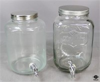 Yorkshire Glass Drink Dispensers / 2 pc