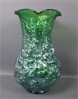 Imperial IG Helios Green Ruffled Poppy Show Vase