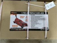 Unused 4 Ton Floor Jack, Low Profile