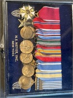 Collection of (9) Military Medals in Protective