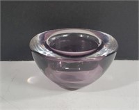 Manganese Amethyst Glass Sauce Bowl,