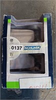 SCHLAGE CLOSET DOOR HANDLE