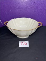 LENOX GOLD TRIM SERVING BOWL