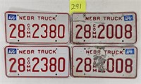 Nebraska Truck License Plates