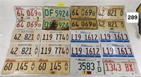 Illinois 1973-2014 License Plate Sets