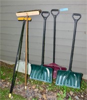 Yard tools, shovels, etc.